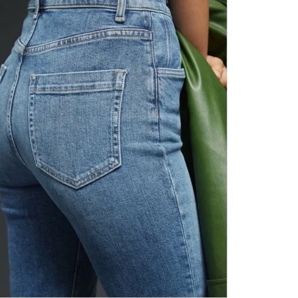 Favorite Daughter Jordie High Rise Straight Jeans 28x30 Made USA #FCJLBC5546 - Picture 13 of 15